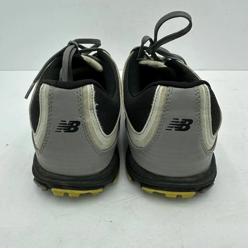 New Balance Minimus NBG1005 Men Golf Shoes Grey Yellow Waterproof Spikeless 12 D